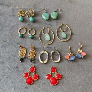 Eight (8) Dangle Earrings